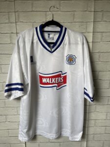 Leicester City 1996-1998 Away Fox Leisurewear Original Vintage Football Shirt XL
