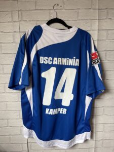 ARMINIA BIELEFELD 2008-2009 HOME #14 KAMPER ORIGINAL MATCH FOOTBALL SHIRT – L-XL