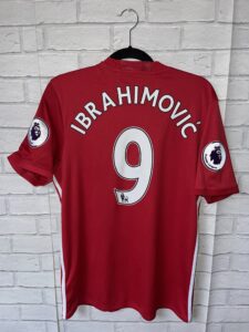 Manchester United 2016-2017 Home #9 Ibrahimovic Adidas Football Shirt – Medium