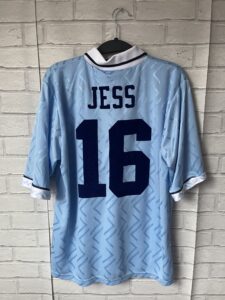 COVENTRY CITY 1994 1996 HOME FOOTBALL SHIRT #16 JESS TEAM SIGNED – ADULT MEDIUM