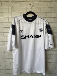 Manchester United 1999 2000 Away Football Shirt Umbro Sharp Original Adult XXL