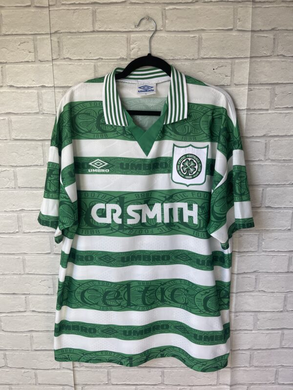Celtic Away football shirt 1989 - 1991. Sponsored by CR Smith