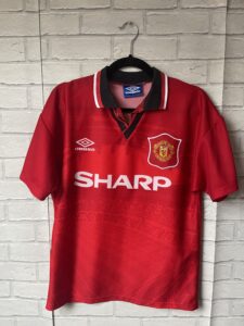 Manchester United 1994 1996 Home Football Shirt Umbro Vintage Size Youths – Mint