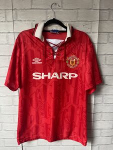Manchester United 1992 1994 Home Original Umbro Vintage Football Shirt – Small