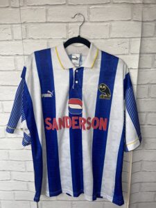 Sheffield Wednesday 1993 1995 Home Football Shirt Vintage Puma – Adult Large
