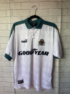 Wolverhampton Wanderers 1997 1999 Away Football Shirt Original Puma Adult Medium