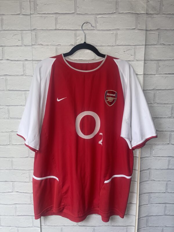 ARSENAL 2002 2004 LONG SLEEVE HOME SHIRT (Very good) XL – Foot-Jerseys