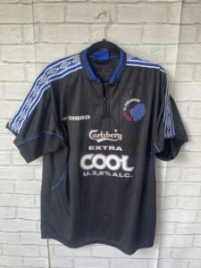 Kobenhavn Away FC Copenhagen Football Shirt 1999 2000 #22 Lonstrup Umbro – Large