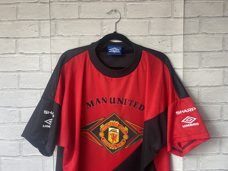 Manchester United Training Shirt 1994 1996 Umbro Original Vintage - Adult XL