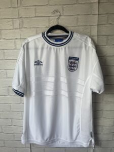 England Home Football Shirt 1999 2001 Umbro Original Vintage – Adult XL – VGC