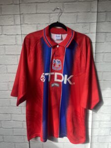 Crystal Palace 1995 1996 Home Football Shirt Original Vintage Nutmeg TDK Size XL