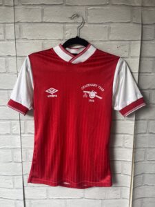 Arsenal 1985 1986 Home Football Shirt Original Umbro Centenary Season Large Boys