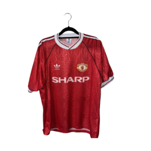 Manchester United 1990/1992 Home Original Adidas Vintage Football Shirt – Large