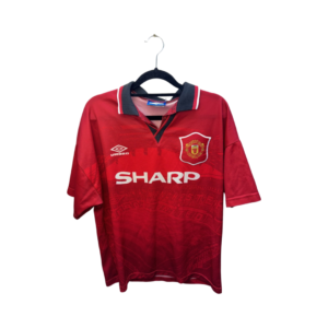 Manchester United 1994 1996 Home Football Shirt Umbro Vintage – Adult Medium