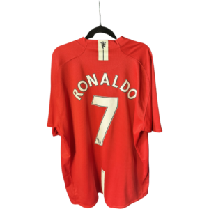 Manchester United 2007-09 Home Shirt #7 Ronaldo Nike Original – Adult XXXL