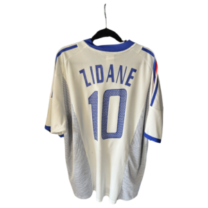 France 2002 2004 Away Football Shirt #10 Zidane Original Adidas – Adult XL