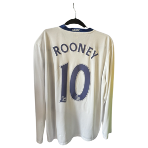 Manchester United 2008/09 Away L/S Football Shirt #10 Rooney Nike – Adult Large