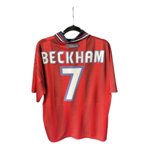 England 1997-1999 Home Football Shirt #7 Beckham Umbro Original – Adult Medium
