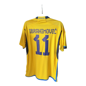 Sweden 2022/2023 Home Football Shirt BNWT #11 Ibrahimovic Adidas – Adult Large