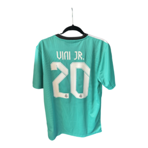 Real Madrid 2021 2022 Third Football Shirt BNWT Adidas #20 Vinicius Jnr – Medium