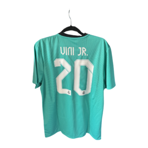 Real Madrid 2021 2022 Third Football Shirt BNWT Adidas #20 Vinicius Jnr – Large