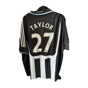 Newcastle United 2007-2009 Home Football Shirt #27 Taylor Adidas – Adult XXL