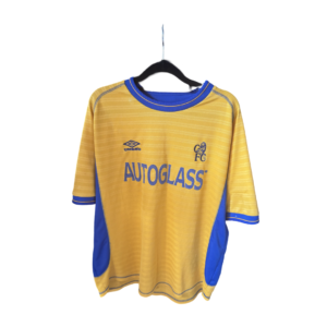 Chelsea 2000 2002 Away Football Shirt Original Umbro #25 Zola  – Adult Large VGC