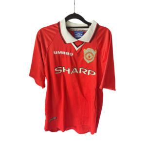 Manchester United 1999 Home Football Shirt Champions League 1 Star – Adult Large