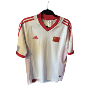 China 2002 2004 Away Football Shirt Original Adidas – Adult Medium