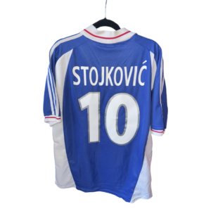 Yugoslavia 2000 2001 BWNT Home Football Shirt #10 Stojkovic Adidas Adult Medium