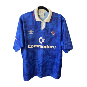 Chelsea 1991 1992 Home Football Shirt Original Umbro Vintage – Adult Large