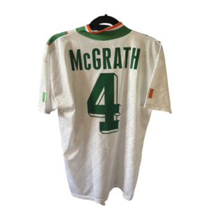 Republic of Ireland 1994 Away Football Shirt #4 McGrath Original Adidas – Small