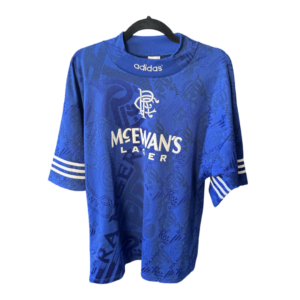 Glasgow Rangers 1994 1996 Home Football Shirt Original Adidas Adult Large – Mint